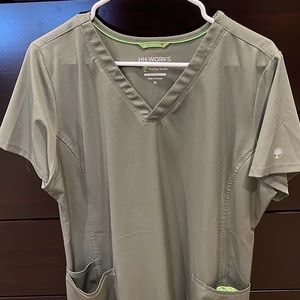 Healing hands scrub top